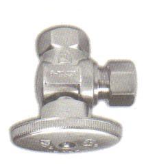 1/4 Turn Supply Stops Angle Stops *Chrome Plated * CSA and NSF Approved * Large Oval Handle Angle Stops CNC5720 3/8 OD x 3/8