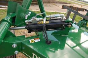 STORAGE SAFETY Following operation, or when unhooking, stop the tractor, set the tractor brakes, lower wings all the way to the ground and release hydraulic pressure, disengage the PTO, shut off the