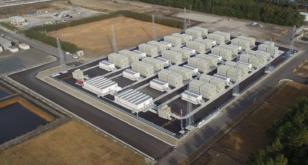 Demand-supply Balancing by Using Storage Batteries 29 [Storage batteries at Buzen Power Plant] Subsidized by the Ministry of Economy, Trade and Industry Bank No.