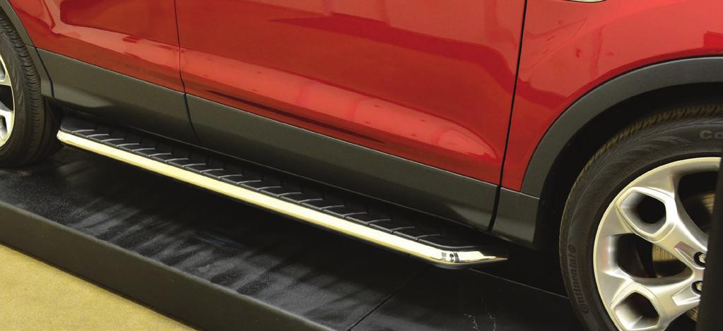With the running boards installed, periodic inspections should be performed to ensure all mounting