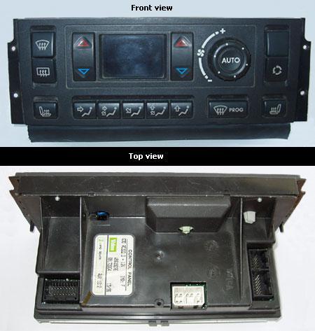VALEO HEVAC (P38 NRR) - System Overview Custom Manufactured by Valeo for the P38 Range Rover as an Air condition control module option on everything except the very base model, which has only 3