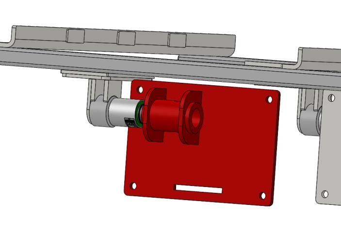 4. Install the left side base frame bracket (60050) utilizing four of the (¾ x 6 ½ 4930) or ¾ x 8 ½ 4940) bolts