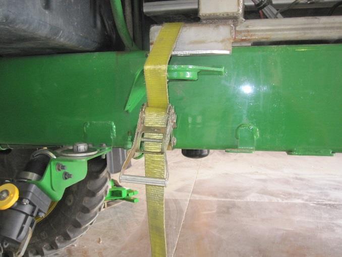 SCALE BRACKET AND LOAD CELL MOUNTING INSTALLATION Scale Installation The John Deere 4930/4940 Fertilizer Spreader Scale kit consists of mounting six load cells, a junction box and a scale indicator