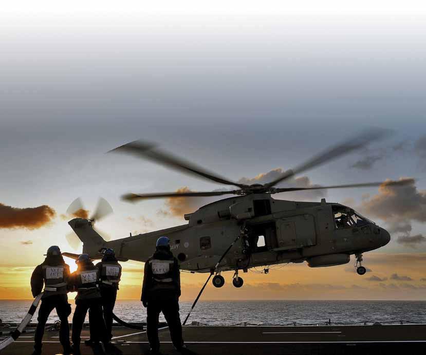 Superior Mission Performance Long Range With a typical range of 750 nm (over 1,300 km) in standard configuration the AW101 is the most capable Maritime helicopter