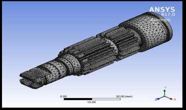 Fig. 5.1- Meshing Of Spur Pinion Material Properties: Structural Steel Fig.5.2- Steel Material Detail Aluminum Alloy Fig.