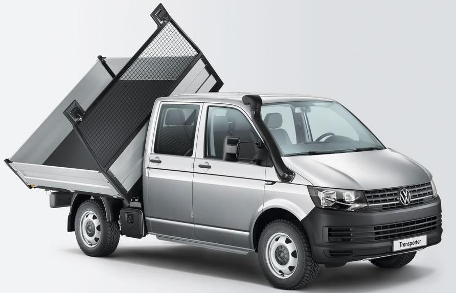 The Tipper is available for Single Cab and Double Cab Transporters and also for Amarok and Crafter.