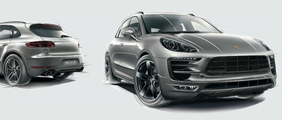 made your car. Designed with the complete vehicle in mind and precisely tailored to your Porsche.