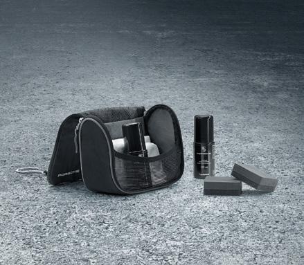 [2] Leather care set Cleaning and conditioning set for the Porsche leather interior in a practical organiser bag.
