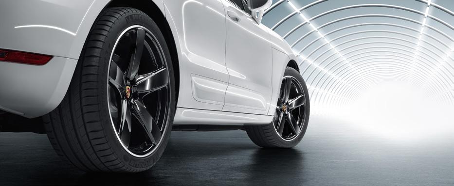 That s why the development of our wheels and the development of our cars are based on the same approach: everything revolves around sporty design.