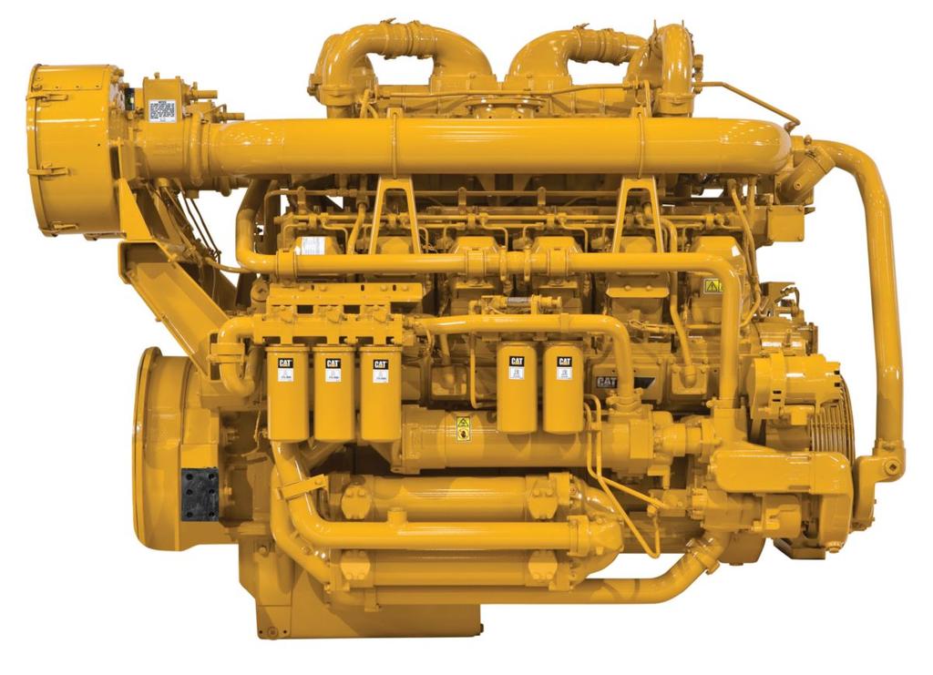 The Cat 3512 Diesel Engine is offered in ratings ranging from 761-1119 bkw (1020-1500 bhp) @ 1200-1800 rpm. These ratings are non-certified and available for global non-regulated areas.