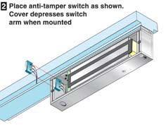 Output: SPDT Dry Contact, 250 ma @ 12/24VDC EZ-A: ANTI-TAMPER SWITCH - Indicates cover