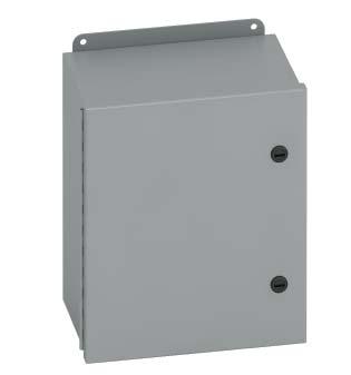 Type 4 Continuous Hinge Cover with Quarter-Turn Latches ata and Illustration Sheet inish Wash and phosphate undercoat ANSI 61 gray polyester powder finish Accessories Panels Swing-out panel kits JIC