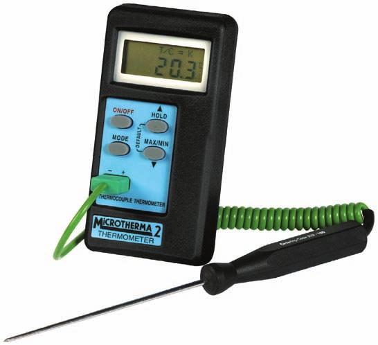 INDUSTRIAL THERMOMETERS MicroTherma 2 microprocessor based thermometers 3 0.