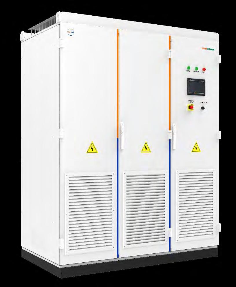 Energy Storage Inverter: SC1250KU DC Side Parameters Max. DC voltage Full power working voltage Min. DC voltage AC Side Parameters Nominal AC Power Max continuous AC Power Max. AC current Max.