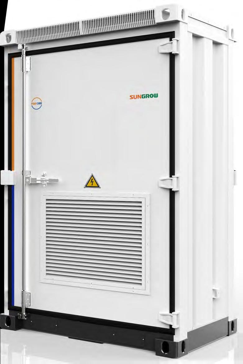 Energy Storage Inverter Outdoor Enclosure-Option 1 Note: 1*SC250KU/SC500KU/SC1000KU integrate in outdoor enclosure Model