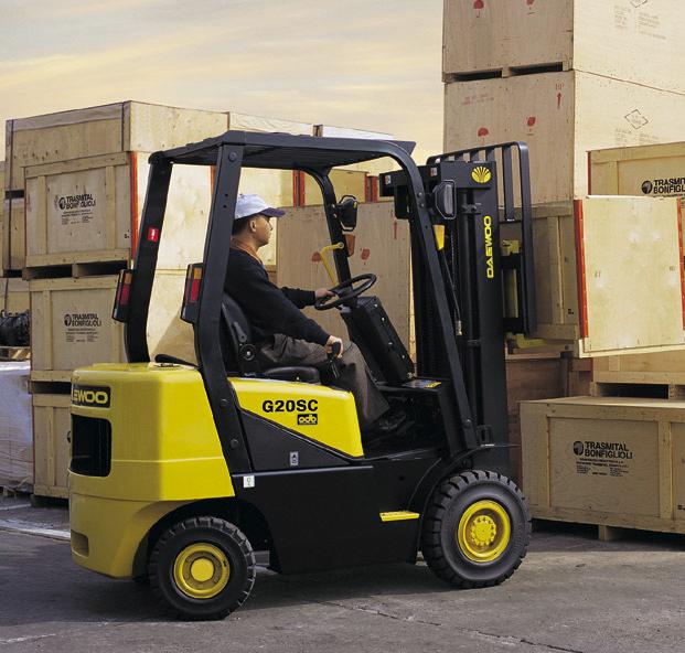 A new Daewoo lift truck for the new millennium The 1,500kg-2,000kg capacity lift trucks are designed to meet the demands of the materials handling