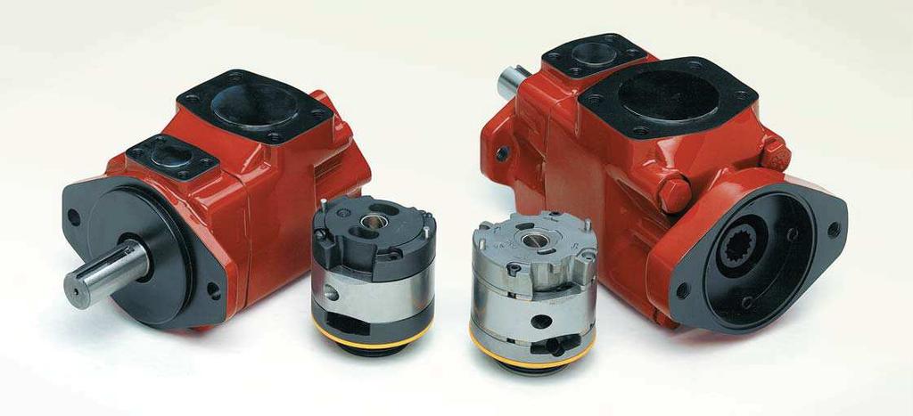 TQ/TV THRU-DRIVE HYDRAULIC VANE PUMPS TQ/TV SERIES Thru-drive pumps save installation space and cost by eliminating double shaft extension electric motors or by reducing the number of motors and