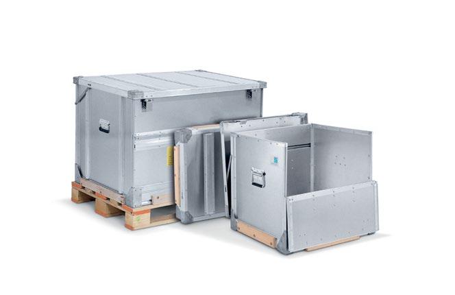 Custom cases / RetouR collapsible cases RetouR collapsible cases for general bulk cargo Optional UN hazardous goods certification for all sizes.