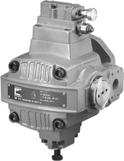 PVX-36 VANE PUMPS NOTE: See pages 22 and 23 for PVX-36 dimensions. PERFORMANCE SPECIFICATIONS Displacement (Nominal) Displacement (Actual) Flow at 1750 rpm* 4.88 in 3 /rev. (80 cm 3 /rev.) 5.