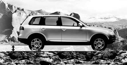 Benefit The Touareg can climb the steepest slope it is ever likely to encounter.