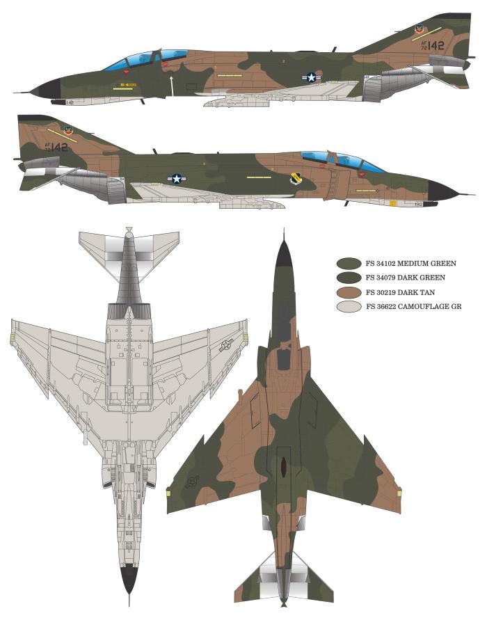 The South East Asia scheme as applied to the F-4 Phantom fleet.