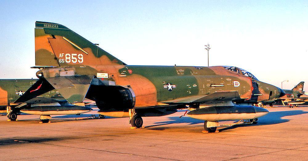 RF-4C-25-MC 65-0859 on the ramp during the mid-1970s.