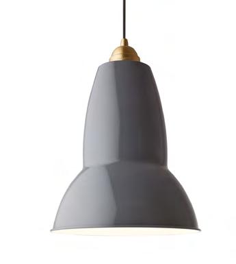 Original 1227 Brass Maxi Pendant Original 1227 Brass Collection May 2018 Price List Launched In 2014 Designed by George Carwardine Maxi Pendant - Elephant Grey 31523 $315.