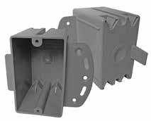 EZ BOX Residential Switch/Outlet Boxes EZ BOX Single Gang Steel Stud Residential Box