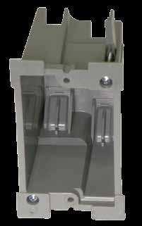 000 EZ BOX Single Gang Heavy Wall Old Work Residential Box 18 Cubic Inch Four clamps 2 EZ Mount