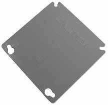 125 4 Round Blank Cover with 1/2 Knockout OD THK EZYL1 100 4.000.