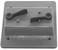 Two Gang Toggle Switch Cover A C D 5133331 -- 10 4.688 4.938 3.813 3.