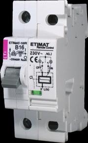 ETIMAT11 RC provides following advantages: remote switching with simultaneous protection minimal space requirement straightforward
