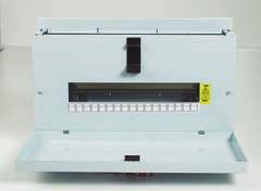 LoadCentre KQ - single phase A type distribution boards - 125A Single phase A type distribution boards - 125A n Manufactured and tested to BS EN 61439-3 Maximum busbar rating 125A Voltage rating