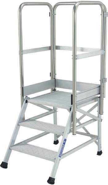 DELIVERY 10-15 DAYS King Size Pod Ascend and descend the Industrial King Step in safety thanks to the comfortable climbing angle and large 200mm treads.