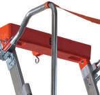 workspace. The telescopic stabilisers ensure complete stability and can be deployed in confined spaces.