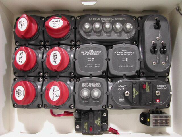 4.3 DC Distribution System The battery switches are part of an integrated DC power distribution system that contains several components.