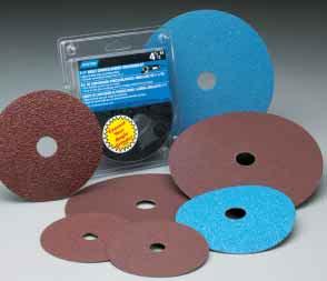 FIBRE DISCS Application paint stripping light deburring and finishing weld grinding and blending heavy metal removal Grit Guide Very Fine (100) Fine (80) Medium (50) Coarse (36) Ex.