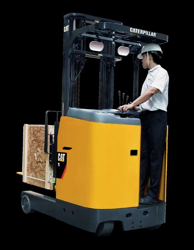 Anti-slip Function (on optional high performance H-type reach trucks) On the NRS-CA high performance reach trucks, features are added to prevent skidding problems which frequently occur during