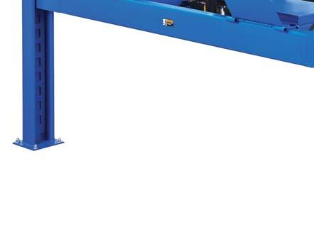 Full width slip plate allows for four wheel alignments up to 157 Max. Wheelbase Max. Two Wheel Alignment Max.