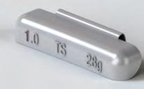 TS WHEEL WEIGHTS - Gray These coated wheel weights are designed for lightweight truck and vans with steel wheels.