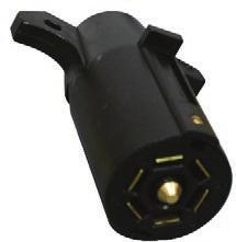 RV Connectors 6 24 Volt Systems Plastic construction eliminates rusting and difficulty in plug removal and also improves