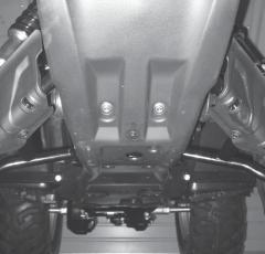 III. TRX420 Installation 1. Begin by removing the two plastic rivets on each side of the front plastic fascia, figure 1.