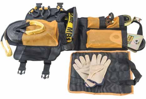 ACCESSORIES Black Rat 4WD Safety Recovery Bag Kit 342350BK Complete Kit 11.