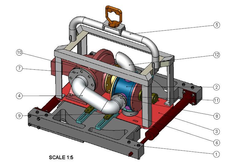 ROV suction pumps Capacity: 48 m3/hour @ 150 m.v.