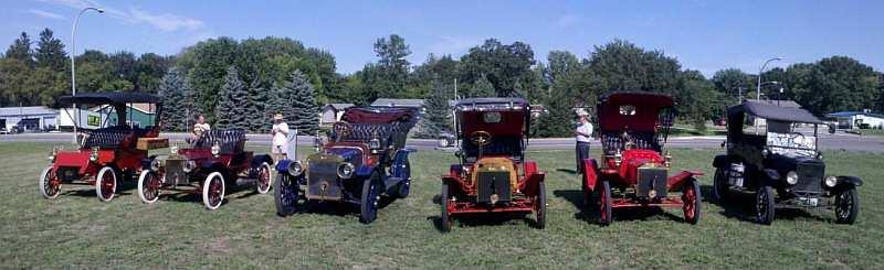 2012 The 1903-1909 Early Ford Registry Newsletter page 8 New London New Brighton Run 2012 by Dave Dunlavy EFR 41 We were well represented this year by 9 cars as listed in the