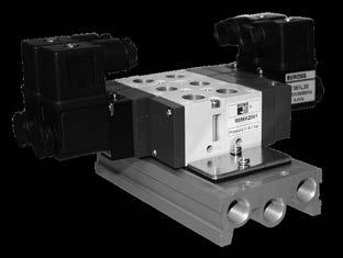 IN-LINE DIRECTIONAL VALVES AND MANIFOLDS KEY FEATURES volts DC and volts AC options for solenoid control Available with /8, /, /8, and / port options Flexible mounting - in-line or manifold Resilient