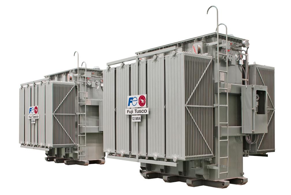 Medium & Large Distribution Transformers Rating Primary voltage Secondary voltage Model Tank Design 1000kVA up to 30,000kVA 36 kv and below 36kV and below Hermetically Sealed Type Sealed Type