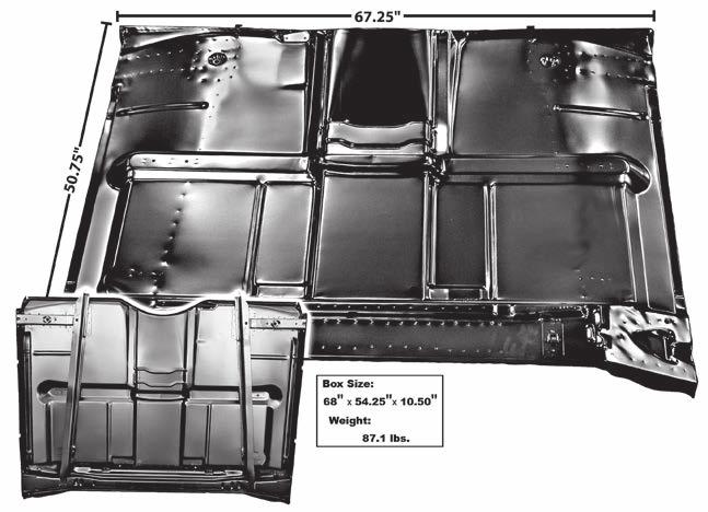 Cab Floor Pans & Components 1967-87 1107H 1107E
