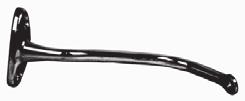 Black LH 1153G 1955-59 Mirror Arm, Chrome RH 1153H 1153L $13.