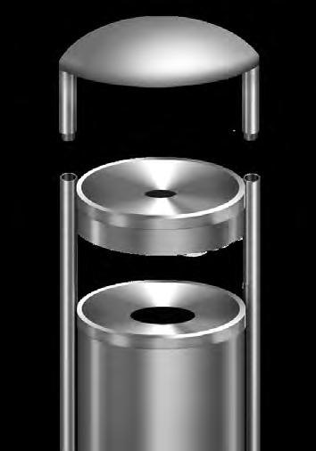 5 Umbrella stand tec-art 5 Made of stainless